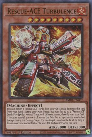 Rescue-ACE Turbulence [AMDE-EN007] Ultra Rare - Yu-Gi-Oh! - Card Brawlers | Quebec | Canada |