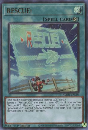 RESCUE! [AMDE-EN009] Ultra Rare - Yu-Gi-Oh! - Card Brawlers | Quebec | Canada |