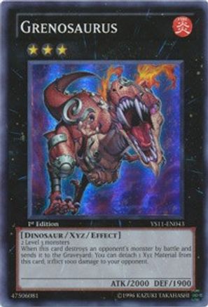 Grenosaurus [YS11-EN043] Super Rare - Yu-Gi-Oh! - Card Brawlers | Quebec | Canada |