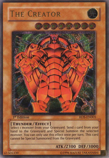 The Creator [RDS-EN005] Ultimate Rare - Yu-Gi-Oh! - Card Brawlers | Quebec | Canada |