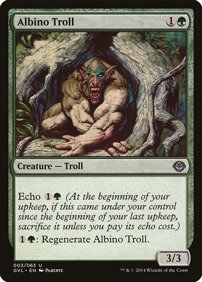 Albino Troll (Garruk vs. Liliana) [Duel Decks Anthology] - Magic: The Gathering - Card Brawlers | Quebec | Canada |