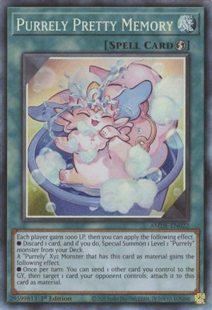 Purrely Pretty Memory [AMDE-EN022] Collector's Rare - Yu-Gi-Oh! - Card Brawlers | Quebec | Canada |