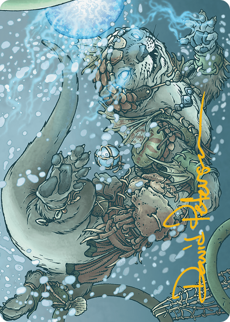 Kitsa, Otterball Elite Art Card (Gold-Stamped Signature) [Bloomburrow Art Series] - Magic: The Gathering - Card Brawlers | Quebec | Canada |