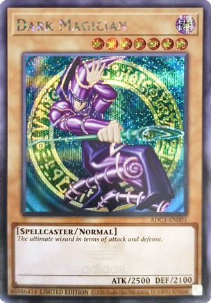 Dark Magician (Adidas Exclusive) [ADC1-EN001] Prismatic Secret Rare - Yu-Gi-Oh! - Card Brawlers | Quebec | Canada |