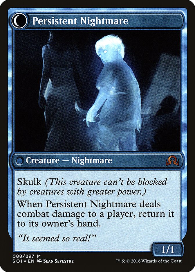 Startled Awake // Persistent Nightmare [Shadows over Innistrad Prerelease Promos] - Magic: The Gathering - Card Brawlers | Quebec | Canada |