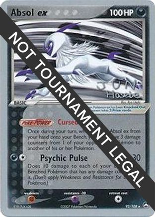 Absol ex (92/108) (Flyvees - Jun Hasebe) [World Championships 2007] - Pokémon - Card Brawlers | Quebec | Canada |