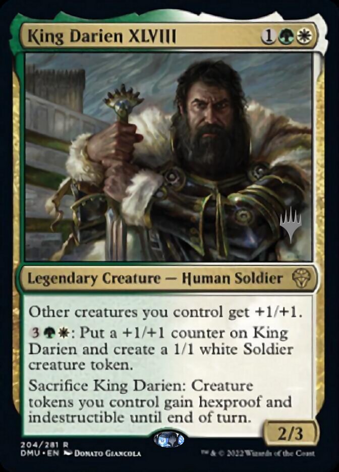 King Darien XLVIII (Promo Pack) [Dominaria United Promos] - Magic: The Gathering - Card Brawlers | Quebec | Canada |