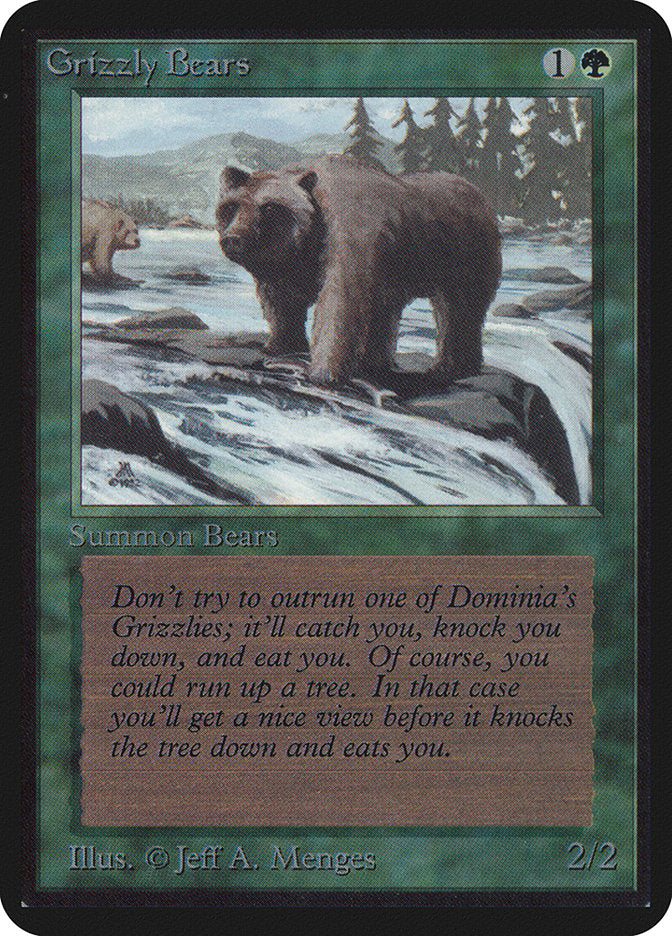 Grizzly Bears [Alpha Edition] - Magic: The Gathering - Card Brawlers | Quebec | Canada |