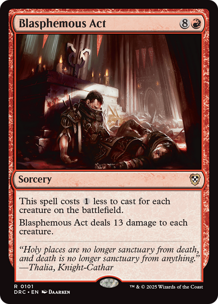 Blasphemous Act [Aetherdrift Commander] - Magic: The Gathering - Card Brawlers | Quebec | Canada |