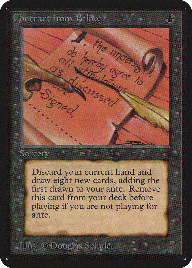 Contract from Below [Alpha Edition] - Magic: The Gathering - Card Brawlers | Quebec | Canada |