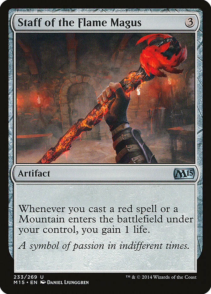 Staff of the Flame Magus [Magic 2015] - Magic: The Gathering - Card Brawlers | Quebec | Canada |