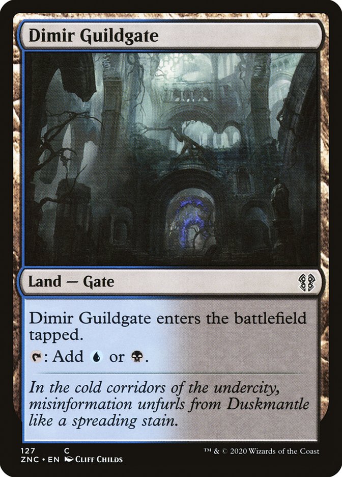 Dimir Guildgate [Zendikar Rising Commander] - Magic: The Gathering - Card Brawlers | Quebec | Canada |