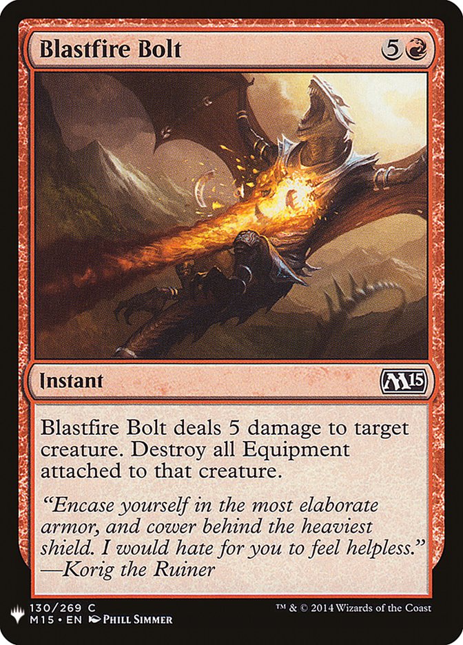 Blastfire Bolt [Mystery Booster] - Magic: The Gathering - Card Brawlers | Quebec | Canada |