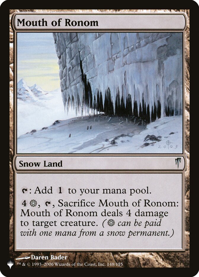 Mouth of Ronom [The List] - Magic: The Gathering - Card Brawlers | Quebec | Canada |