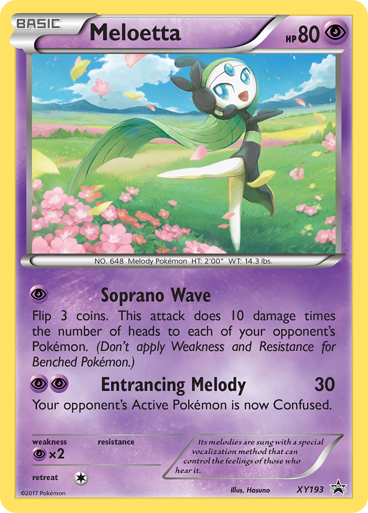 Meloetta (XY193) [XY: Black Star Promos] - Pokémon - Card Brawlers | Quebec | Canada |
