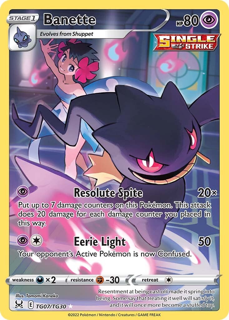 Banette (TG07/TG30) [Sword & Shield: Lost Origin] - Pokémon - Card Brawlers | Quebec | Canada |