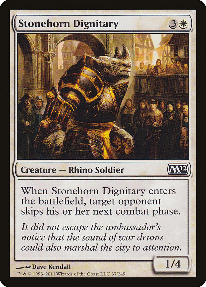 Stonehorn Dignitary [Magic 2012] - Magic: The Gathering - Card Brawlers | Quebec | Canada |