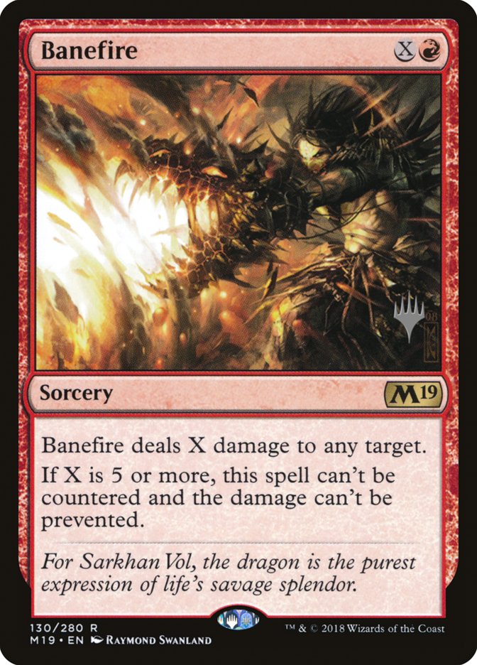 Banefire (Promo Pack) [Core Set 2019 Promos] - Magic: The Gathering - Card Brawlers | Quebec | Canada |