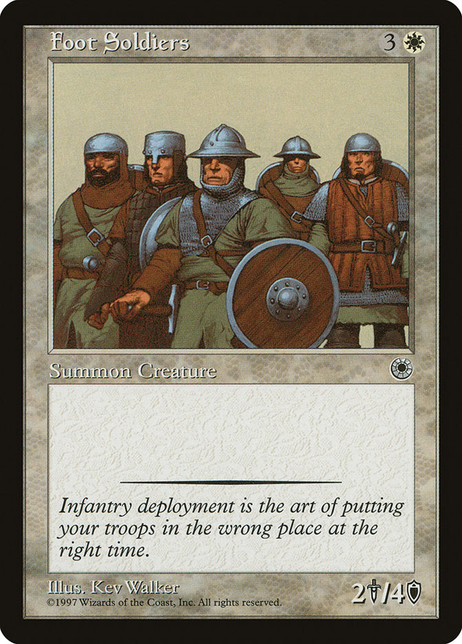Foot Soldiers [Portal] - Magic: The Gathering - Card Brawlers | Quebec | Canada |