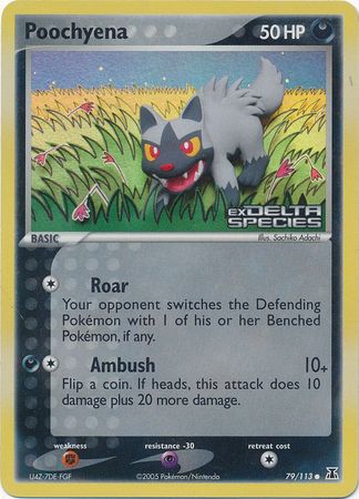 Poochyena (79/113) (Stamped) [EX: Delta Species] - Pokémon - Card Brawlers | Quebec | Canada |
