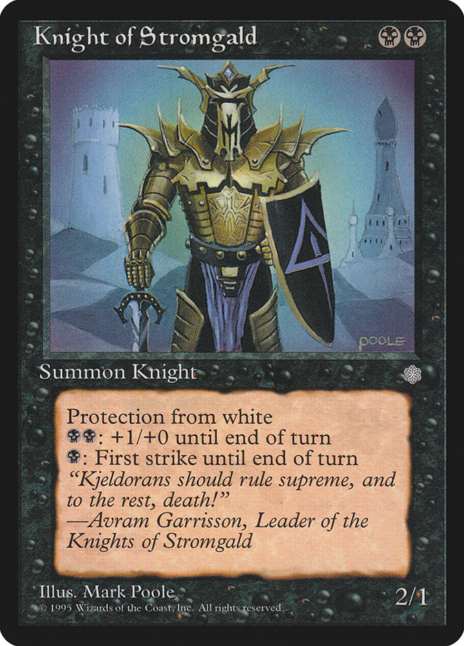 Knight of Stromgald [Ice Age] - Magic: The Gathering - Card Brawlers | Quebec | Canada |