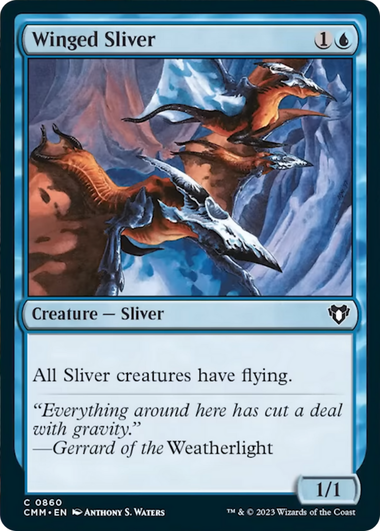 Winged Sliver [Commander Masters] - Magic: The Gathering - Card Brawlers | Quebec | Canada |