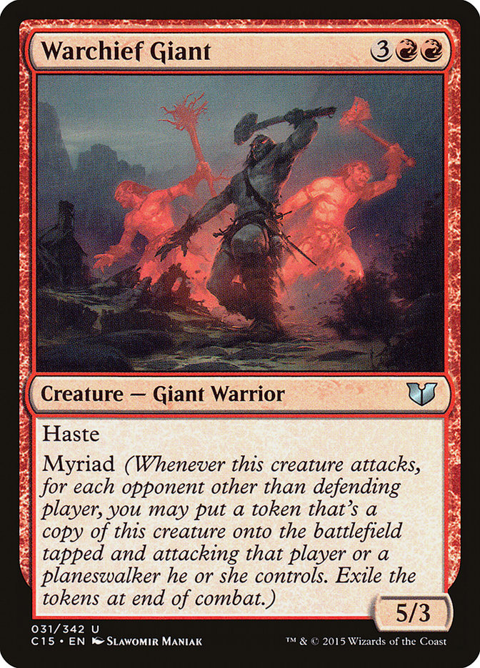 Warchief Giant [Commander 2015] - Magic: The Gathering - Card Brawlers | Quebec | Canada |
