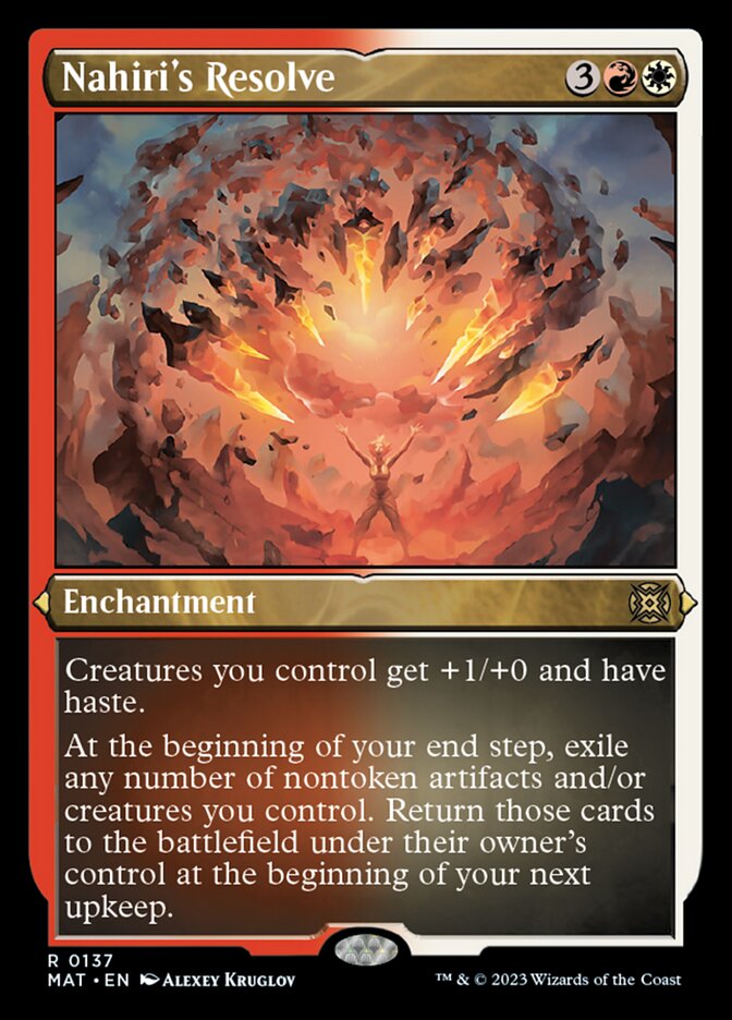 Nahiri's Resolve (Foil Etched) [March of the Machine: The Aftermath] - Magic: The Gathering - Card Brawlers | Quebec | Canada |