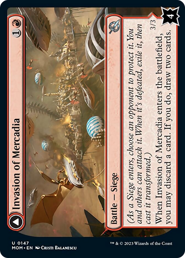 Invasion of Mercadia // Kyren Flamewright [March of the Machine] - Magic: The Gathering - Card Brawlers | Quebec | Canada |