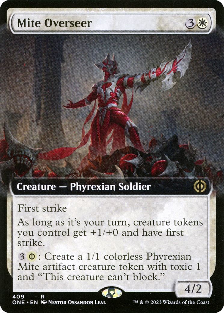 Mite Overseer (Extended Art) [Phyrexia: All Will Be One] - Magic: The Gathering - Card Brawlers | Quebec | Canada |