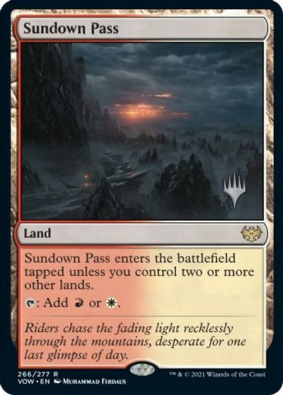 Sundown Pass (Promo Pack) [Innistrad: Crimson Vow Promos] - Magic: The Gathering - Card Brawlers | Quebec | Canada |