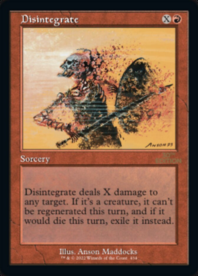 Disintegrate (Retro) [30th Anniversary Edition] - Magic: The Gathering - Card Brawlers | Quebec | Canada |