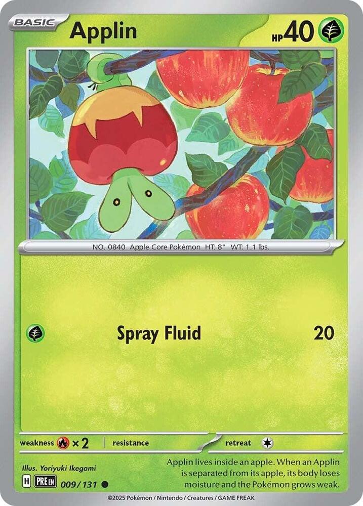 Applin (009/131) [Scarlet & Violet: Prismatic Evolutions] - Pokémon - Card Brawlers | Quebec | Canada |