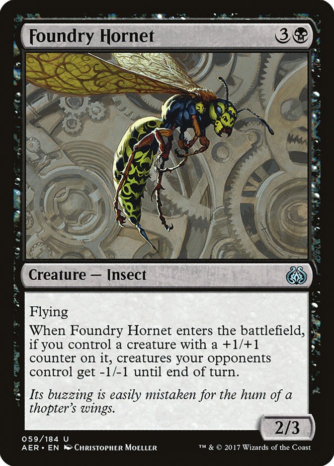 Foundry Hornet [Aether Revolt] - Magic: The Gathering - Card Brawlers | Quebec | Canada |