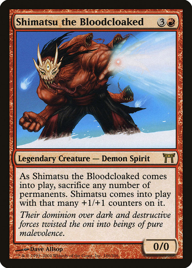 Shimatsu the Bloodcloaked [Champions of Kamigawa] - Magic: The Gathering - Card Brawlers | Quebec | Canada |