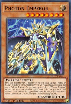 Photon Emperor [PHHY-EN001] Common - Yu-Gi-Oh! - Card Brawlers | Quebec | Canada |