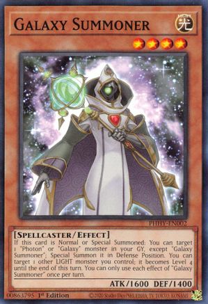 Galaxy Summoner [PHHY-EN002] Common - Yu-Gi-Oh! - Card Brawlers | Quebec | Canada |