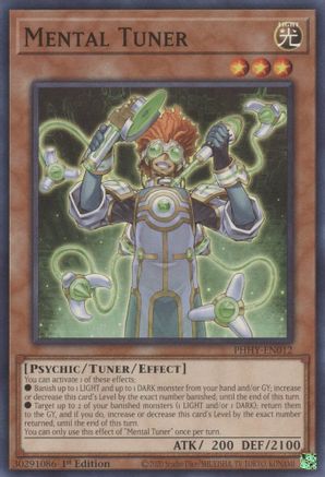 Mental Tuner [PHHY-EN012] Common - Yu-Gi-Oh! - Card Brawlers | Quebec | Canada |