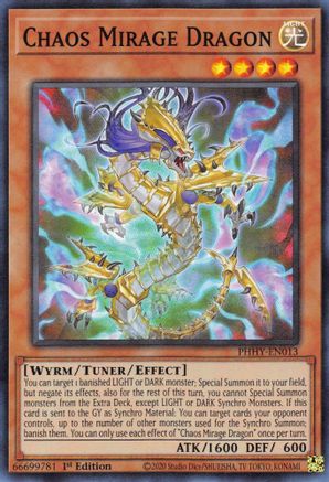 Chaos Mirage Dragon [PHHY-EN013] Super Rare - Yu-Gi-Oh! - Card Brawlers | Quebec | Canada |