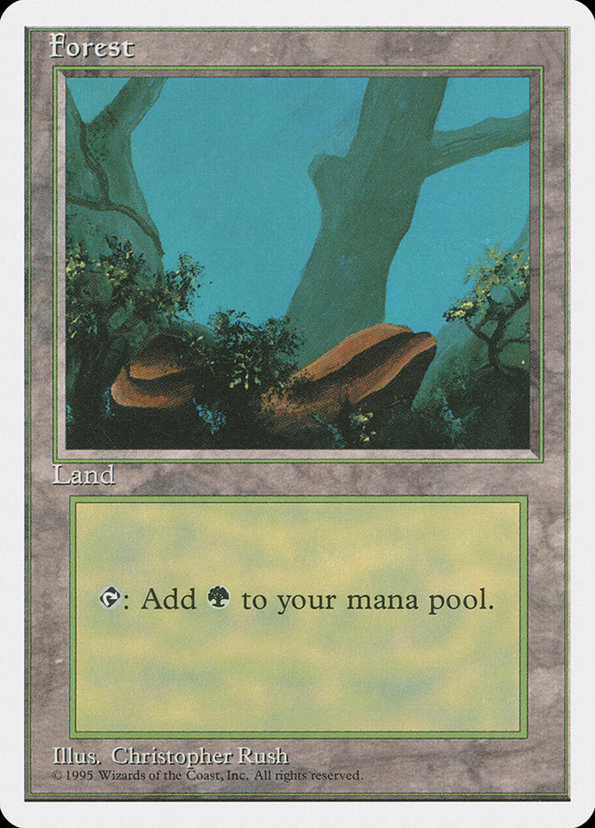Forest (Two Stones) [Fourth Edition] - Magic: The Gathering - Card Brawlers | Quebec | Canada |
