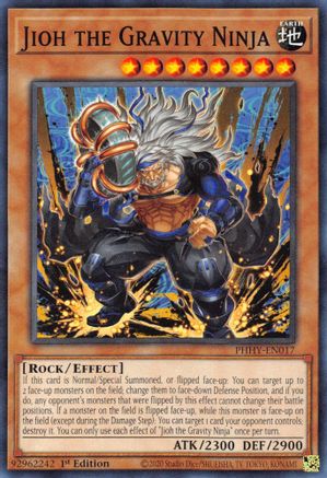 Jioh the Gravity Ninja [PHHY-EN017] Common - Yu-Gi-Oh! - Card Brawlers | Quebec | Canada |