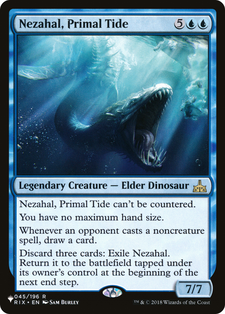 Nezahal, Primal Tide [The List] - Magic: The Gathering - Card Brawlers | Quebec | Canada |