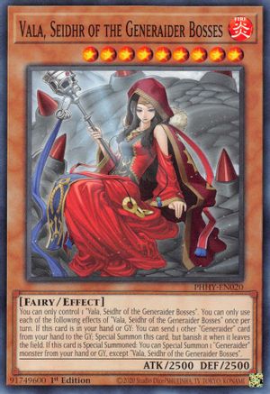 Vala, Seidhr of the Generaider Bosses [PHHY-EN020] Common - Yu-Gi-Oh! - Card Brawlers | Quebec | Canada |
