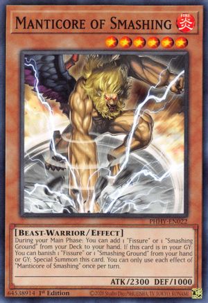 Manticore of Smashing [PHHY-EN022] Common - Yu-Gi-Oh! - Card Brawlers | Quebec | Canada |