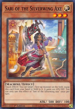 Sari of the Silverwing Axe [PHHY-EN026] Common - Yu-Gi-Oh! - Card Brawlers | Quebec | Canada |