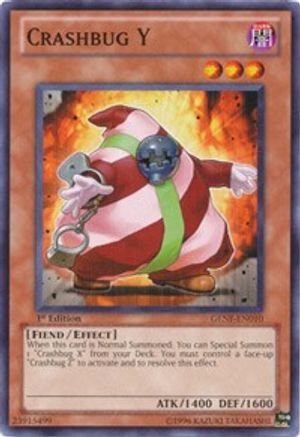 Crashbug Y [GENF-EN010] Common - Yu-Gi-Oh! - Card Brawlers | Quebec | Canada |