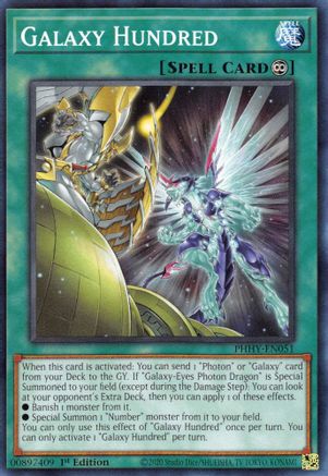 Galaxy Hundred [PHHY-EN051] Common - Yu-Gi-Oh! - Card Brawlers | Quebec | Canada |