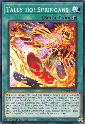 Tally-ho! Springans [PHHY-EN054] Common - Yu-Gi-Oh! - Card Brawlers | Quebec | Canada |