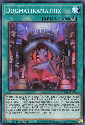 Dogmatikamatrix [PHHY-EN055] Super Rare - Yu-Gi-Oh! - Card Brawlers | Quebec | Canada |