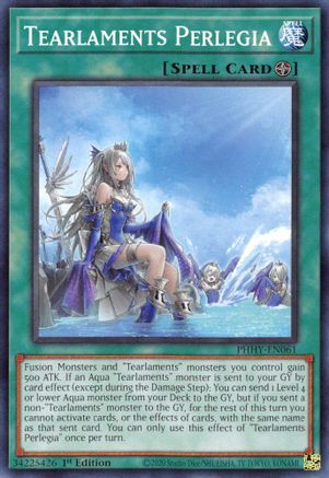 Tearlaments Perlegia [PHHY-EN061] Common - Yu-Gi-Oh! - Card Brawlers | Quebec | Canada |